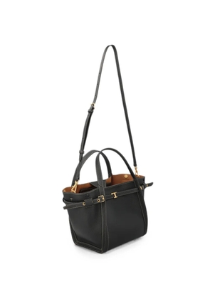 Tod's mini T Signature leather tote bag - Black