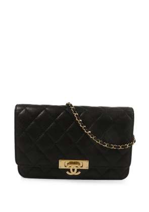 CHANEL Pre-Owned Golden Class CC quilted shoulder bag - Black