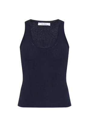Max Mara Editta ribbed-knit tank top - Blue