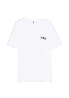 Moschino logo-embroidery T-shirt - White