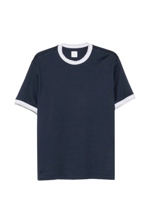 Eleventy contrast-trim T-shirt - Blue