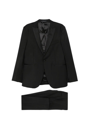 Carlo Pignatelli peak-lapels single-breasted suit - Black