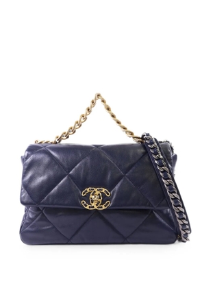 CHANEL Pre-Owned Chanel 19 quilted shoulder bag - Blue