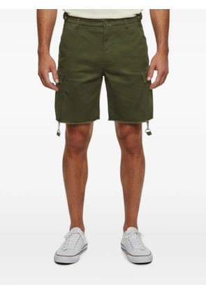 Celine Pre-Owned logo strap cargo shorts - Green