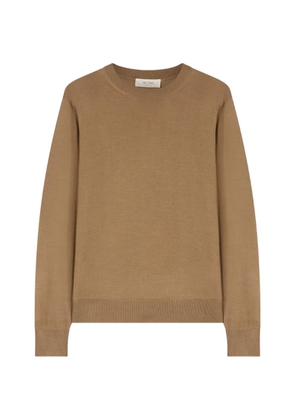 RETORI crew-neck long-sleeve sweater - Brown