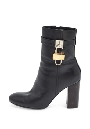 Givenchy Pre-Owned Padlock leather ankle boots - Black