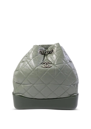 CHANEL Pre-Owned CC Gabrielle backpack - Green