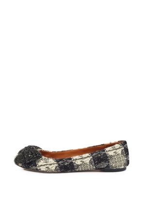 Tory Burch crystal-bow ballet flats - Black