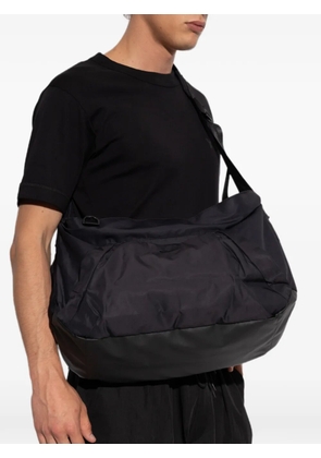 Nike logo-embroidered shoulder bag - Black
