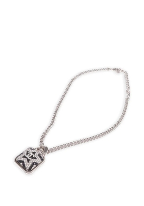 CHANEL Pre-Owned CC-star pendant necklace - Silver