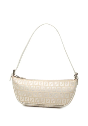 Fendi Pre-Owned 2000-2010 Zucchino Canvas shoulder bag - Brown