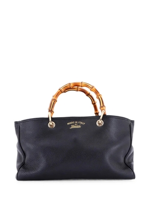 Gucci Pre-Owned Bamboo Shopper Leather Medium tote bag - Black