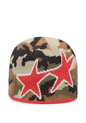 TWOJEYS reversible camouflage-print beanie hat - Green