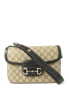 Gucci Pre-Owned GG Horsebit 1955 shoulder bag - Neutrals