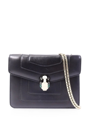 Bvlgari Pre-Owned small Serpenti Forever chain shoulder bag - Black