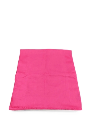 Loewe Pre-Owned fringed scarf - Pink