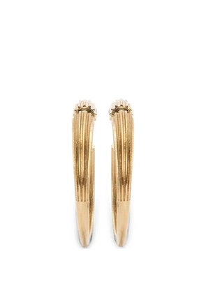 Victoria Beckham Cufflink hoop earrings - Gold