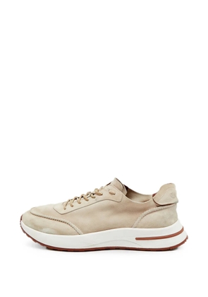 Loro Piana Pre-Owned lace-up sneakers - Grey