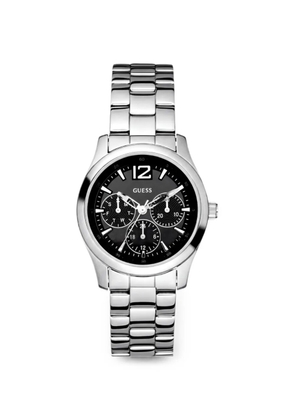 GUESS USA logo-detail 36mm watch - Black
