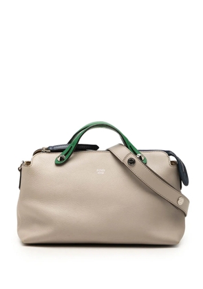 Fendi Pre-Owned 2010-2026 Medium Tricolor Leather By The Way satchel - Green
