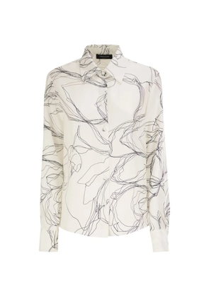 Fabiana Filippi abstract-print shirt - White