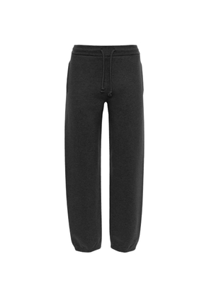 Victoria Beckham logo-embroidered track pants - Grey