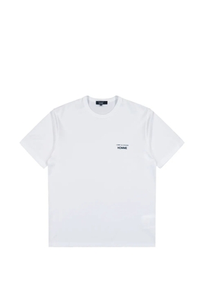 Comme des Garçons Homme logo-print T-shirt - White