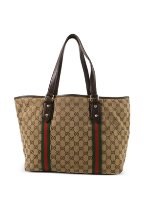 Gucci Pre-Owned GG Canvas Web tote bag - Neutrals
