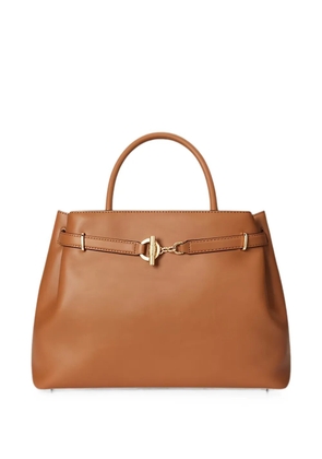 Lauren Ralph Lauren large Blaike leather tote bag - Brown