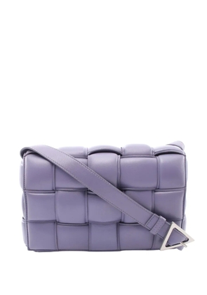 Bottega Veneta Pre-Owned 2020-2021 Nappa Intrecciato Padded Cassette crossbody bag - Purple