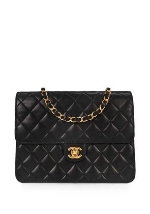 CHANEL Pre-Owned 2002-2003 turn-lock-fastening shoulder bag - Black