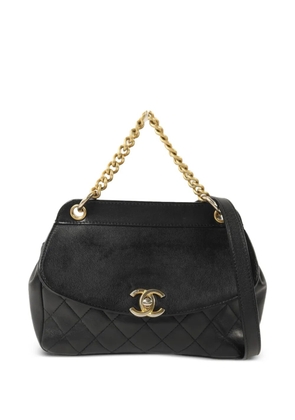 CHANEL Pre-Owned CC turn-lock chain-strap shoulder bag - Black