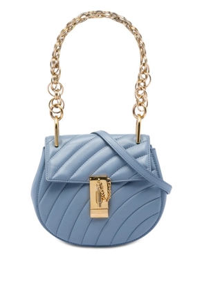 Chloé Pre-Owned 2018 Mini Quilted Leather Drew Bijou satchel - Blue