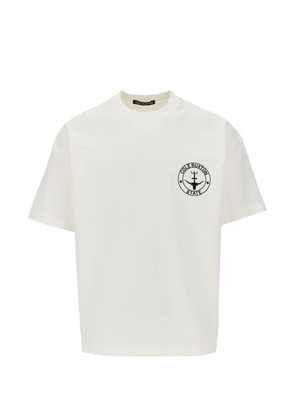 COLE BUXTON State logo-print cotton T-shirt - Neutrals