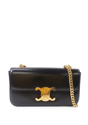 Celine Pre-Owned Claude Triomphe chain shoulder bag - Black