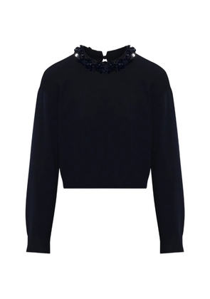 Ulla Johnson sequin-embellished Amelia sweater - Blue