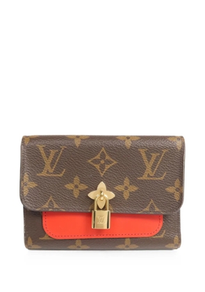 Louis Vuitton Pre-Owned Monogram Flower Lock wallet - Brown