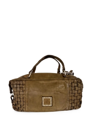 Campomaggi Rachele studded tote bag - Green