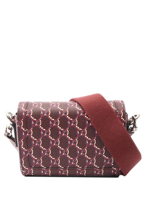 Gucci Pre-Owned 2020 Mini GG Shadow crossbody bag - Red