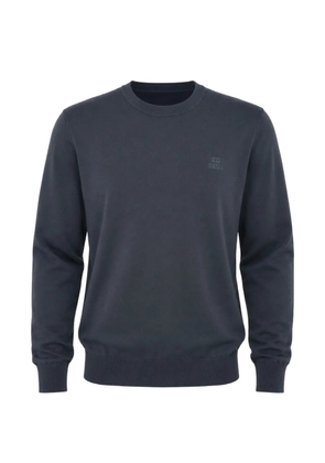 Diesel logo-print crew-neck sweater - Blue