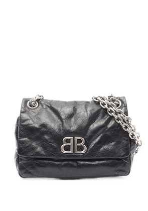 Balenciaga Pre-Owned Monaco chain shoulder bag - Black