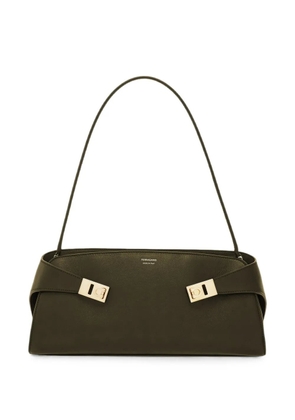 Ferragamo Hug leather shoulder bag - Green