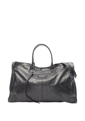 Balenciaga Pre-Owned 2018-2026 Lambskin Motocross Le City travel bag - Black