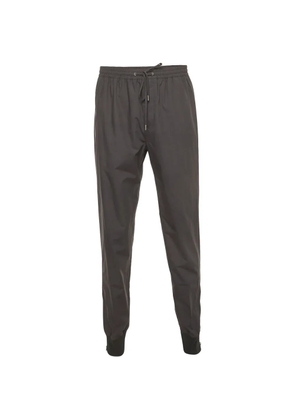 Hermès Pre-Owned poplin drawstring trousers - Grey