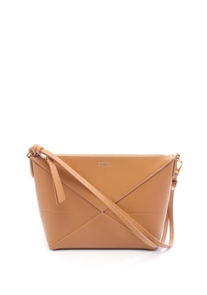 Loewe Pre-Owned 2024 Shiny Nappa Puzzle Fold Pouch shoulder bag - Brown