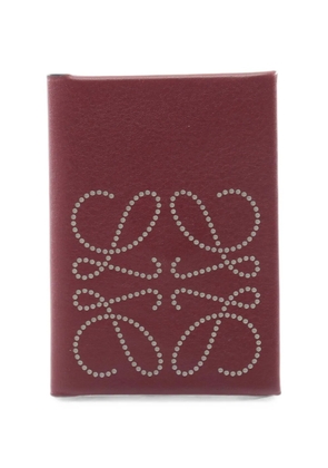 Loewe Pre-Owned Anagram card case - Red