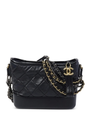 CHANEL Pre-Owned Gabrielle quilted shoulder bag - Black