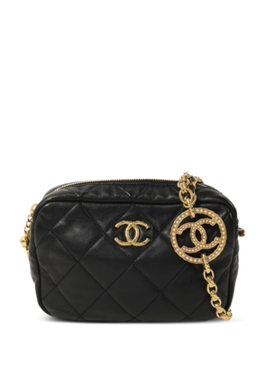 CHANEL Pre-Owned CC quilted shoulder bag - Black