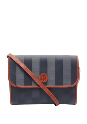 Fendi Pre-Owned 2010-2026 Pequin Coated Canvas crossbody bag - Blue