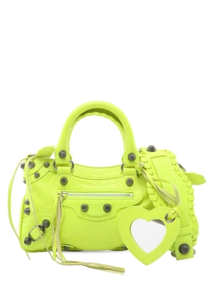 Balenciaga Pre-Owned 2018-2026 Arena Lambskin Neo Cagole XS satchel - Yellow